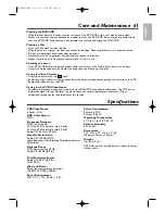 Preview for 61 page of Philips DVP3345V User Manual