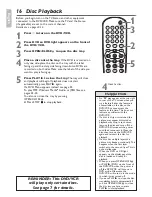 Preview for 16 page of Philips DVP3345VB User Manual