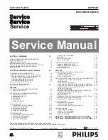 Preview for 1 page of Philips DVP3350V/01 Service Manual