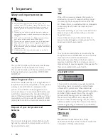 Preview for 4 page of Philips DVP3354/12 User Manual