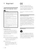 Preview for 4 page of Philips DVP3360 User Manual