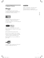 Preview for 5 page of Philips DVP3368 User Manual