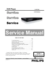 Philips DVP3388 Service Manual preview