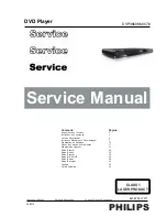 Preview for 1 page of Philips DVP3550KMX/78 Service Manual