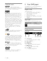 Preview for 6 page of Philips DVP3560 User Manual