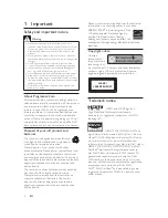 Preview for 4 page of Philips DVP3560K User Manual