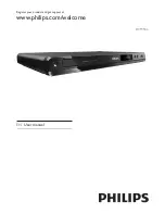 Philips DVP3580 User Manual preview