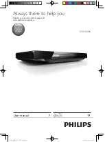 Philips DVP3600K User Manual preview