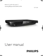 Philips DVP3650 User Manual preview