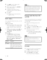 Preview for 10 page of Philips DVP3650K User Manual