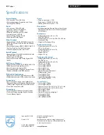 Preview for 3 page of Philips DVP3680 Specification Sheet