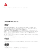 Preview for 2 page of Philips DVP3750 User Manual