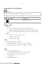 Preview for 2 page of Philips DVP3800/55 Service Manual