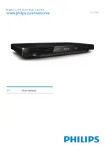 Philips DVP3800X User Manual preview