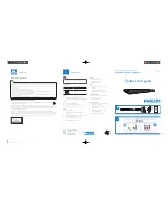 Preview for 1 page of Philips DVP3826 Quick Start Manual