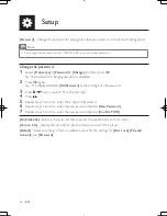 Preview for 20 page of Philips DVP3886 User Manual