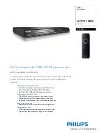 Philips DVP3962 Specifications preview