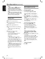 Preview for 22 page of Philips DVP3962 User Manual