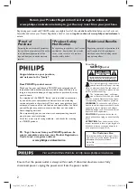 Preview for 2 page of Philips DVP3962B User Manual