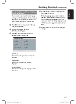 Preview for 19 page of Philips DVP3962B User Manual