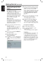 Preview for 20 page of Philips DVP3962B User Manual