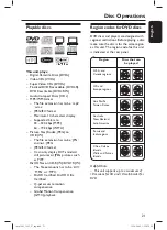 Preview for 21 page of Philips DVP3962B User Manual