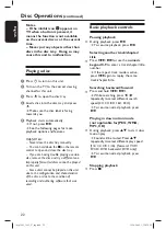 Preview for 22 page of Philips DVP3962B User Manual