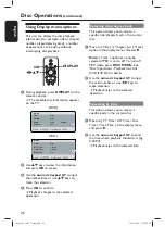 Preview for 26 page of Philips DVP3962B User Manual