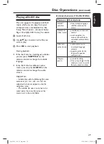 Preview for 29 page of Philips DVP3962B User Manual