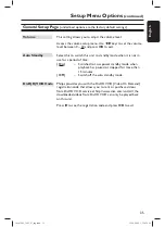 Preview for 35 page of Philips DVP3962B User Manual