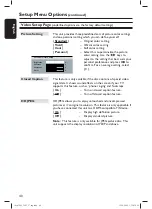 Preview for 40 page of Philips DVP3962B User Manual