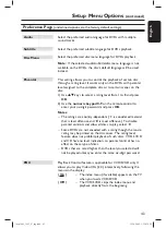 Preview for 43 page of Philips DVP3962B User Manual