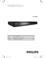 Preview for 1 page of Philips DVP3980K User Manual