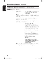 Preview for 42 page of Philips DVP3980K User Manual