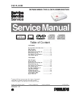 Philips DVP4000MKI Service Manual preview