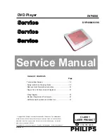 Preview for 1 page of Philips DVP4080 Service Manual