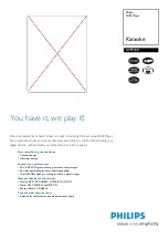 Preview for 1 page of Philips DVP534K Specification Sheet