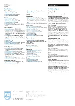 Preview for 2 page of Philips DVP534K Specification Sheet