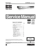 Preview for 1 page of Philips DVP5900/05 Service Manual