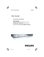 Preview for 1 page of Philips DVP5900 User Manual