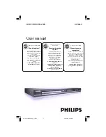 Preview for 1 page of Philips DVP5960 User Manual