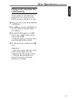 Preview for 33 page of Philips DVP5990 User Manual