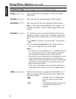 Preview for 46 page of Philips DVP5990 User Manual