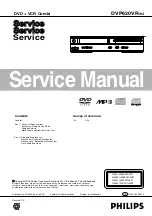 Preview for 1 page of Philips DVP620VR/04 Service Manual