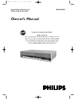 Philips DVP620VR/17 Owner'S Manual preview