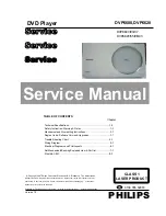 Preview for 1 page of Philips DVP6600 Service Manual