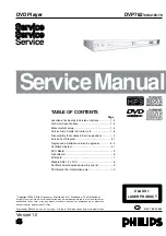 Philips DVP762/00 Service Manual preview