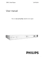 Philips DVP762 User Manual preview