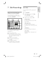 Предварительный просмотр 35 страницы Philips DVR2008 User Manual