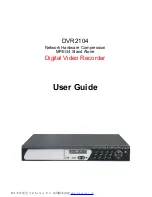 Preview for 1 page of Philips DVR2104 User Manual